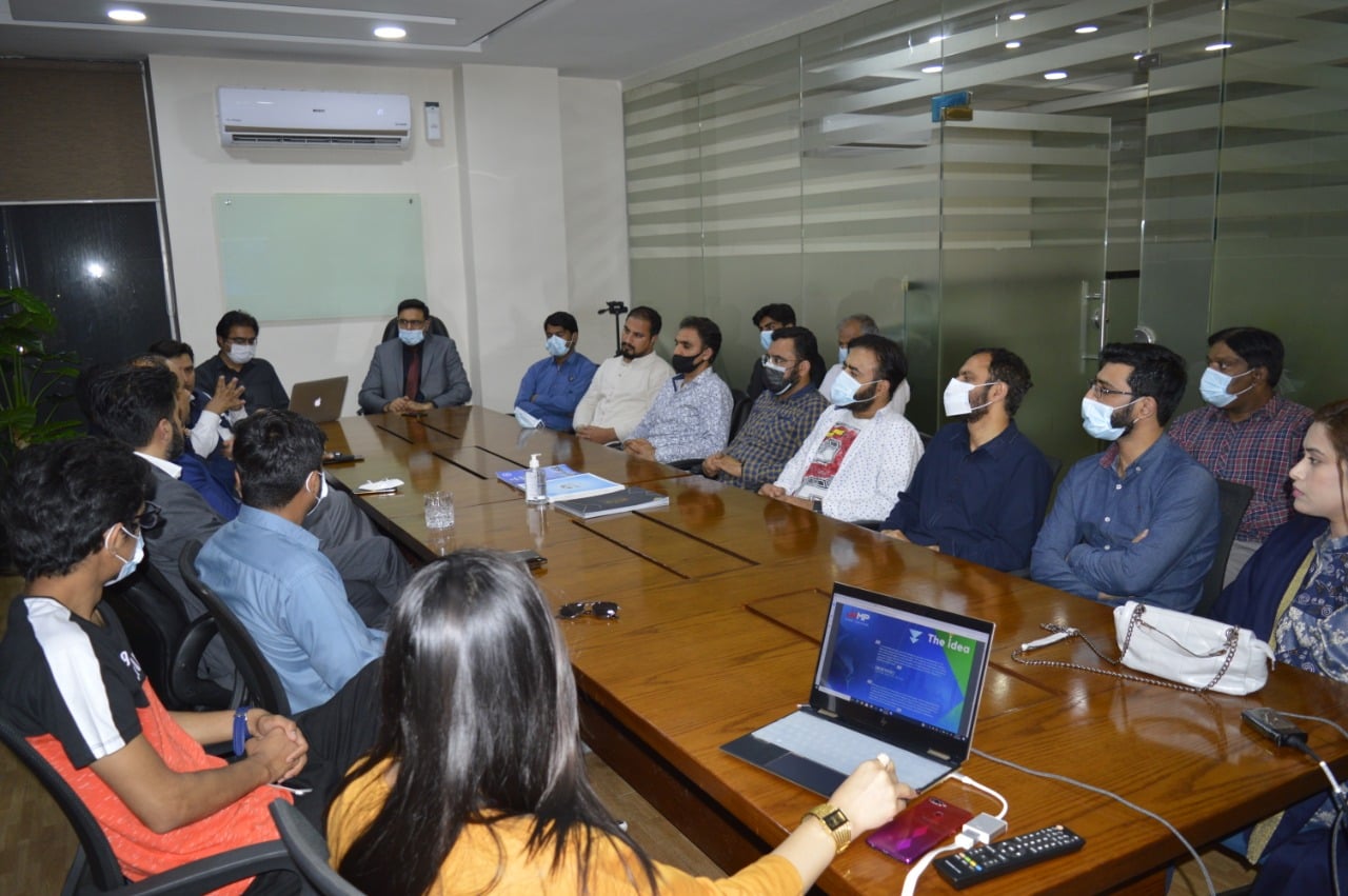 An interactive session between the officials of GBA Group and Jumpstart Pakistan